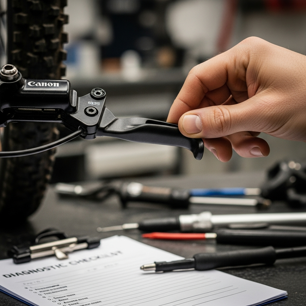 MTB Brake Lever Feels Spongy or Soft Fix It Fast